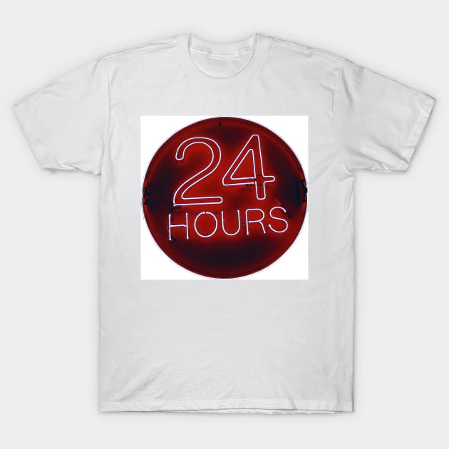 24 hrs in red T-Shirt by bywhacky